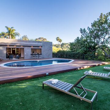 Pool & Deck Area | Urban Oasis Complete Home Remodel | Studio City, CA