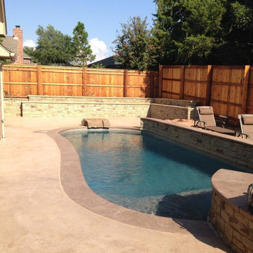 Pool and deck areas