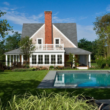 Pool & Guest House -Stage Neck - Custom Home on Cape Cod, MA