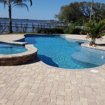 Pool & Jacuzzi Combo with View
