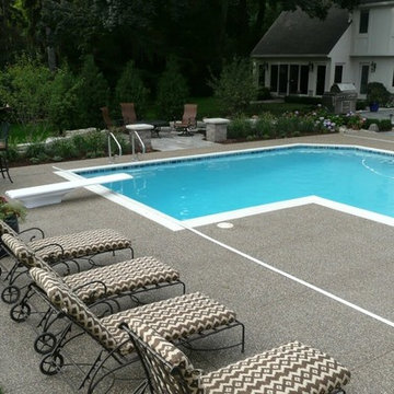 Pool and Outdoor Living Area, Tiverton Road, Bloomfield Hills, Michigan