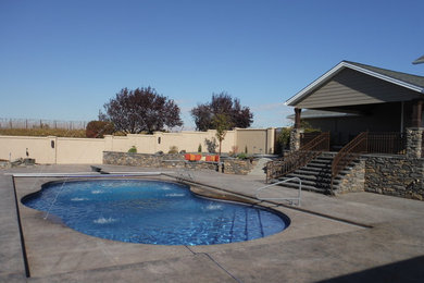 Pool and Pool House