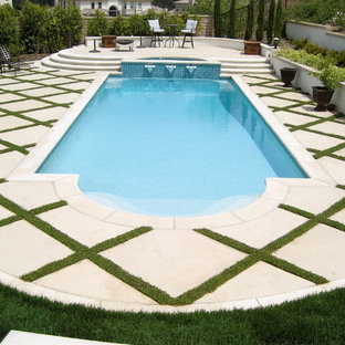 rectangle pool concrete ideas