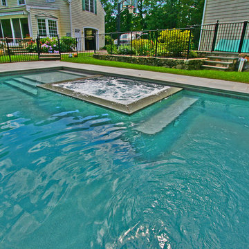 Pool & Spa with Sun-Shelf - 2011 Fairfield County, CT