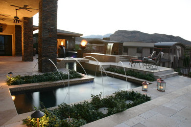 Photo of a modern swimming pool in Las Vegas.