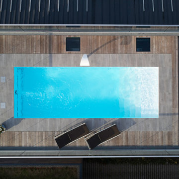 Pool auf einem Dach