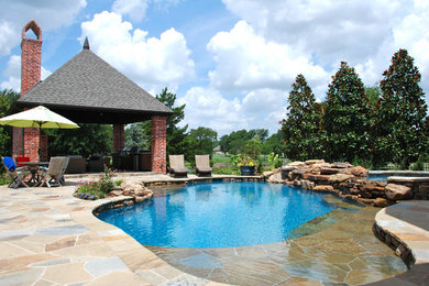 This is an example of a swimming pool in Dallas.