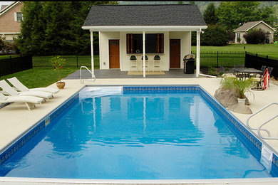 Example of a trendy pool design in Other