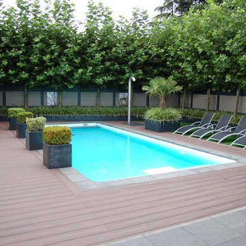 Pool Deck with Fiberon Composite Decking