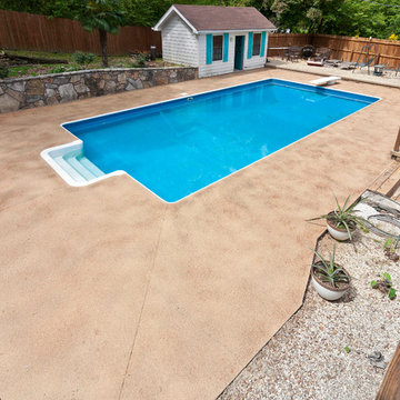 Pool Decks with Colorseal