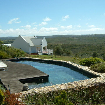 pool + guest cottage