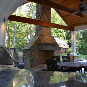 Pool House and Outdoor Kitchen
