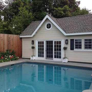 Pool House Exterior Shutters