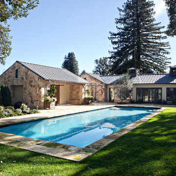Pool House in Woodside