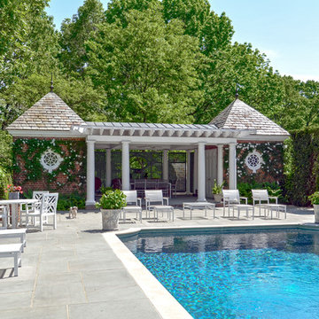 Pool House on a Georgian Estate