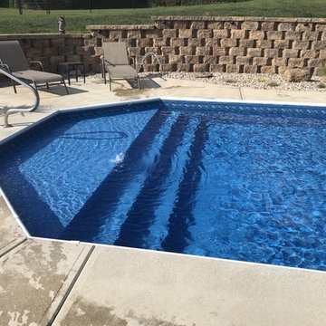 Pool Remodel & Retaining Wall Construction