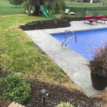 Pool Remodel with Retractable Pool Cover