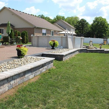 Pool Retaining Wall