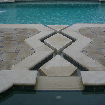 Pool Runnel, Spa and Deck