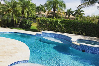 Minimalist pool photo in Miami