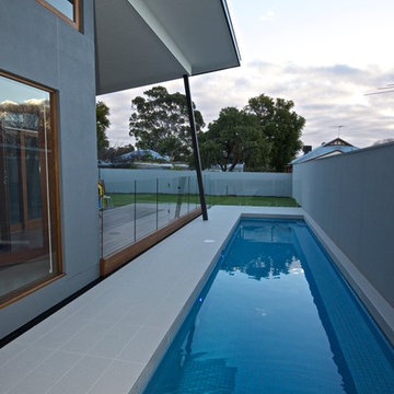 Pool, spa, sauna and wine roomiin this sustainable addition