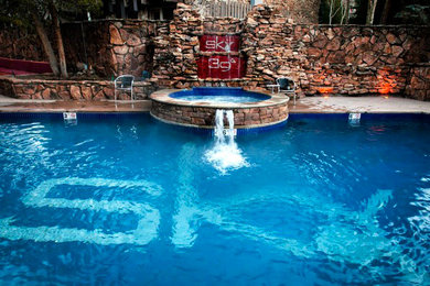 Elegant pool photo in Denver