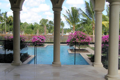 Inspiration for a timeless pool remodel in Miami