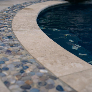 Pool tile and coping details NJ