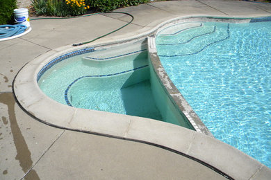 Inredning av en pool