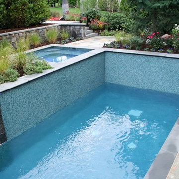 Pool Water Features By 2013 Best Design Winner-Bergen County NJ