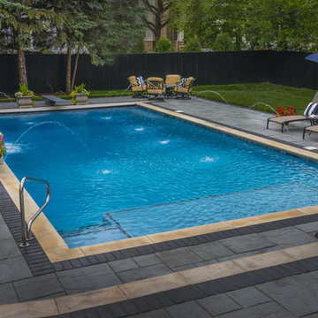 Pool with Deck Spray