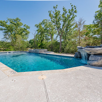 Pool with Rock Grotto and Spa
