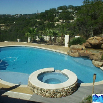 Pool with Spa - Texas Hill Country View