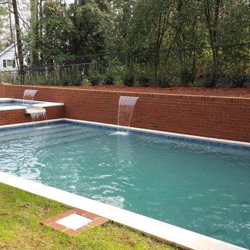 Pool with Water Feature