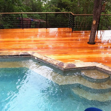 Poolside Garapa Deck by Art Deck-O