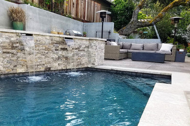 Pool - contemporary pool idea in Other