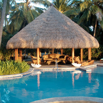 Poolside Tiki Hut Cabana