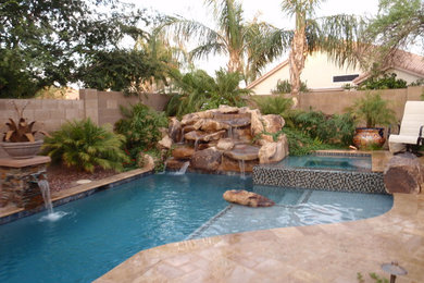 Pool - tropical pool idea in Phoenix