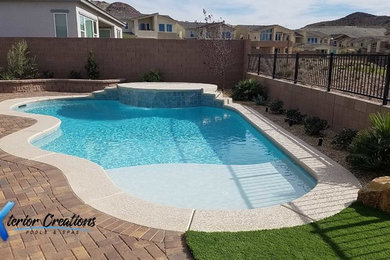 Example of a classic pool design in Las Vegas