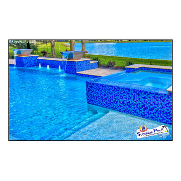 (Price-Garczynski) ESTERO, FL Superior Pools Custom Luxury Swimming Pool/Spa.