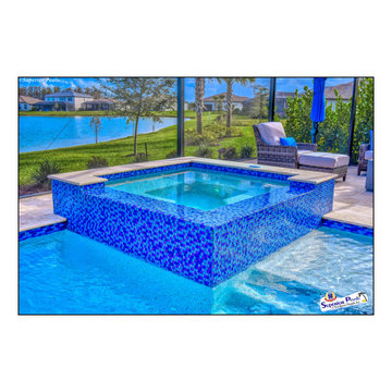 (Price-Garczynski) ESTERO, FL Superior Pools Custom Luxury Swimming Pool/Spa.