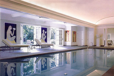 Example of a huge classic pool design in New York