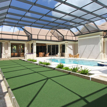 Private Bocce Ball Court and Swimming Pool