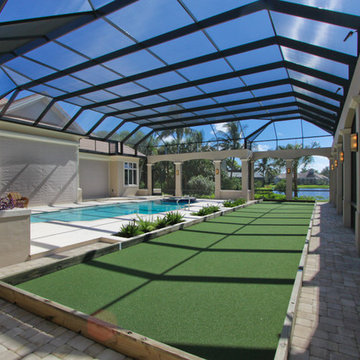 Private Bocce Ball Court and Swimming Pool