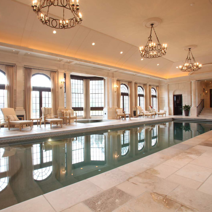 Half Indoor Pool - Photos & Ideas | Houzz