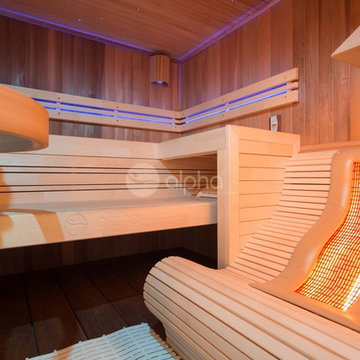 Project Outdoor Sauna Combi + Infrared Lounger