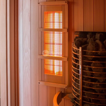 Project Outdoor Sauna Combi + Infrared Lounger