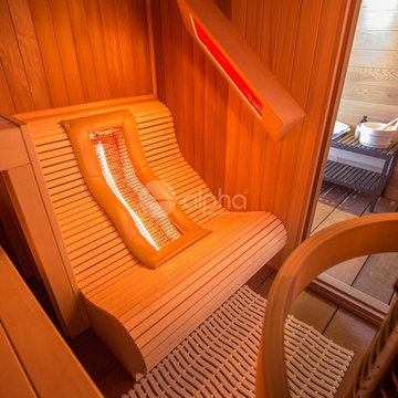 Project Outdoor Sauna Combi + Infrared Lounger