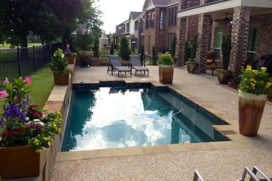 Example of a classic pool design in Dallas