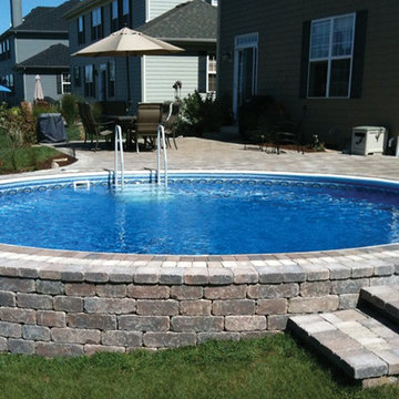 75 Brick Aboveground Pool Ideas You'Ll Love - May, 2023 | Houzz